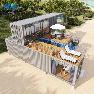 3X40ft two story modular prefabricated shipping container home.