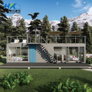 Luxury modern comfortable prefab container house for America market.