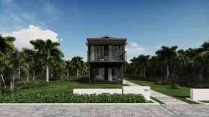 New Luxury 4*40ft Villa Customizable Prefabrica...