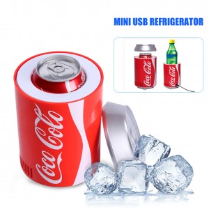 Mini USB Refrigerator Car Office Car Fridge Travel Refrigerator Portable Refrigerator Heat Cooler And Warmer accessory