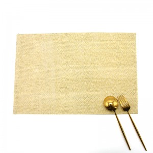 New Paper Yarn Indoor Or Outdoor Braided Non-Slip, Heat- Resistant Rectangle Place Mats for Dining table.
