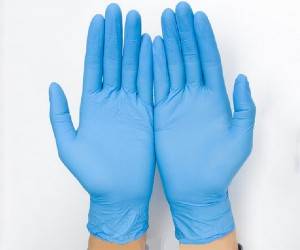 Disposable Medical Blue Nitrile Gloves