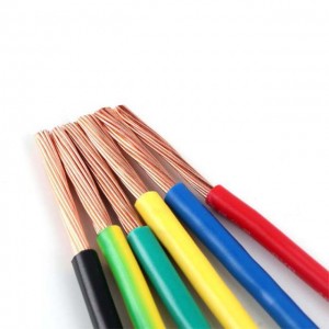 Single Core Copper Wire BV BVR 1.5mm 2.5mm 4mm 6mm 10mm Wire And Electrical Electric Cable For House