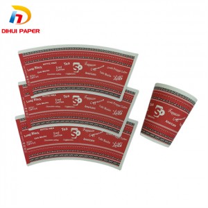 PE Coated Paper Cup Fan Raw Material For Hot Drink And Cold Drink