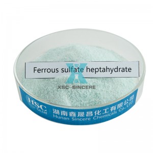 ברזל סולפט Heptahydrate FeSO4.7H2O דשן / דרגת כרייה