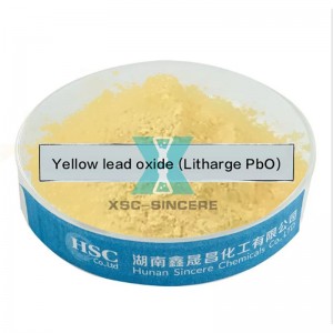 Lead Oxide (PbO) ຊັ້ນຮຽນອຸດສາຫະກໍາ/ການຂຸດຄົ້ນບໍ່ແຮ່