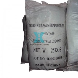 Ferroso Sulfato Heptahidrato FeSO4.7H2O Ongarri / Meatzaritzako kalifikazioa