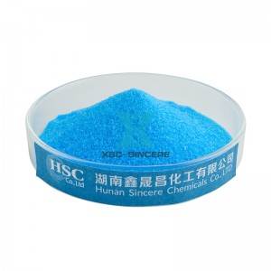 Sulfato de cobre penta-hidratado CuSO4.5H2O Alimentação /Classe de mineração