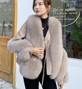 228FC024 Winter Latest Coat Genuine Sheepskin L...