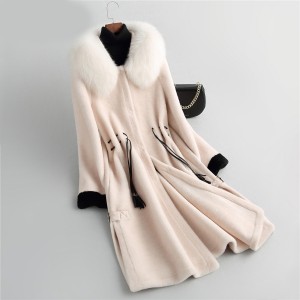 22F047 Designer Clothing Real Fox Fur Collar Cl...