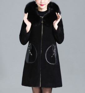 22F056 Factory Classic Sheepskin Overocoat Thic...
