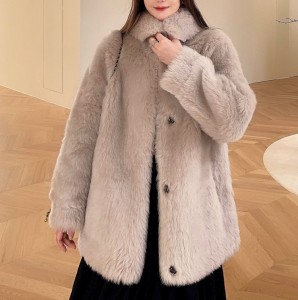 22R023 Custom Luxury Cloth Merino Wool Tops Tre...