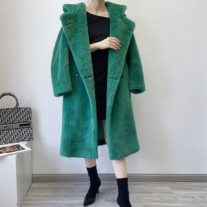 22T016 Woollen Winter Overcoat Teddy Women Coat Boutique Clothing