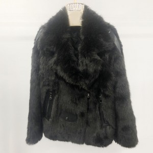 SSFC-2123 Low Price New Design winter coat for women Lapel single breasted long winter coat luxury wool coat for woman