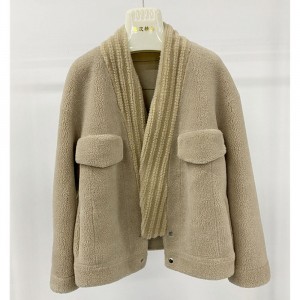 SSFC-2127 Women Sheep Shearing Coat Warm Jacket...