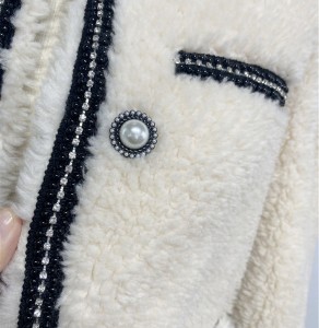 SSFC-2136 woman clothes sheep shearing fur jacket casual girls winter autumn outwear sheepskin coat