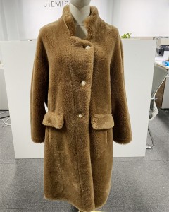 SSFC-2145 pure woollen garment warm fashion gir...