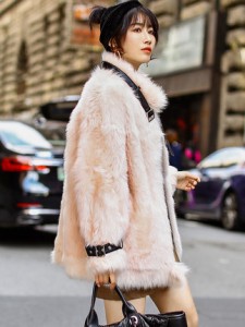SSJ1913 Genuine Leather Fur Jacket Short Real Shearling Sheepskin Fur Coat Women’s Jacket Winter Coat