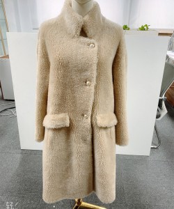 SSFC-2145 pure woollen garment warm fashion girl cloth ladies winter coat