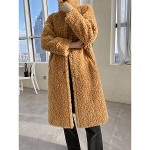 22RL020 Fur Coat Merino Wool Shearing Sheepskin Jacket Warm Lamb Coats