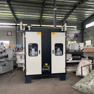 Young Bamboo paper facial tissue log saw cutting machines single channel cutting machinery paper tissue machines