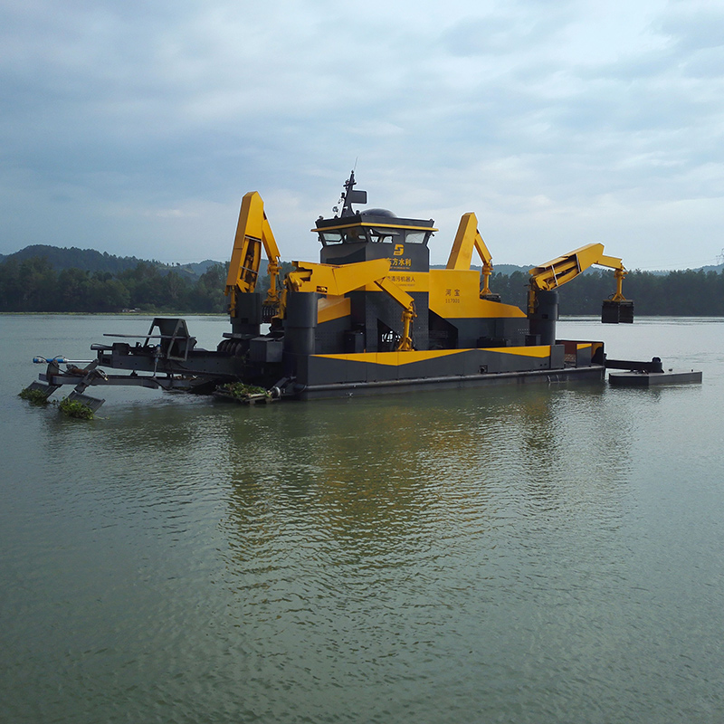 Factory source Water Surface Cleaning Machinery - Intelligent Hobo DF-H1 River Cleaning Boat /River Cleaning Robot – Dongfang Water Conservancy detail pictures