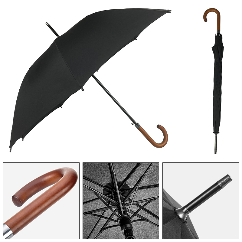personalized umbrellas with wooden handle manufacturer