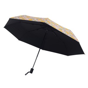 Tri folding umbrella sun protection
