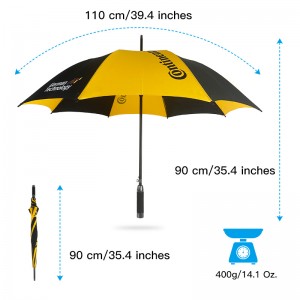 Veľkoobchod továrne Lacná cena Golfový dáždnik Auto Open OEM ODM dáždnik s logom Vytlačené prispôsobené dáždniky