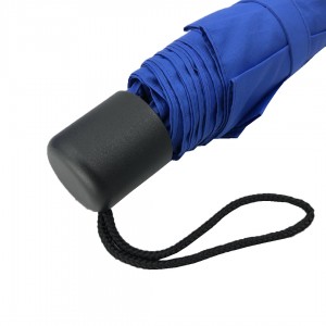 Індивідуальна суперміні синя дешева три 3 складна кишенькова ручна парасолька