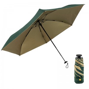 Hanga Hou 2022 Pocket Capsule 5-Fold Mini Umbrella Anti UV With Case