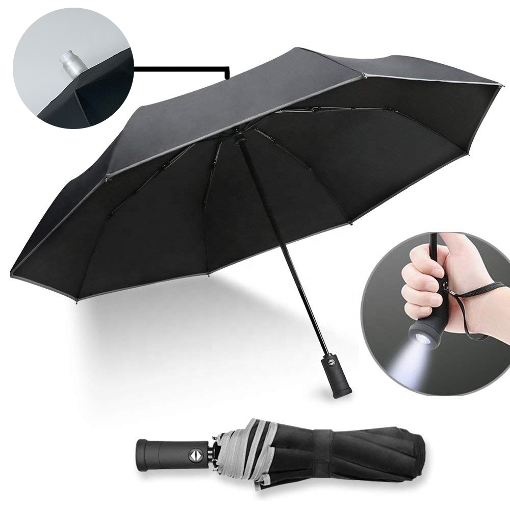 Folding umbrella with non-dripping cover, umbrella size can be customized, umbrella bone material can be chosen, aluminum alloy umbrella frame or fiberglass umbrella frame
