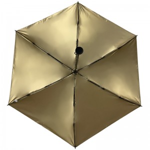Nowe wynalazki 2022 kieszonkowa kapsułka 5-krotna mini parasolka anty-UV z etui
