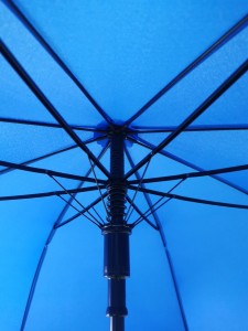 25 "rjochte automatyske paraplu
