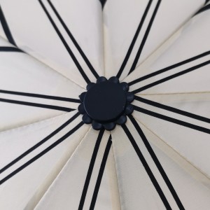 Parapluie 3 plis Ouverture automatique Fermeture manuelle -03