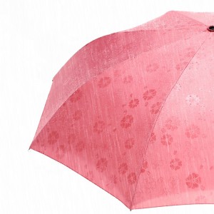 Com efeito de água flores abertura automática guarda-chuva de impressão mágica guarda-chuva mágico mudança de cor