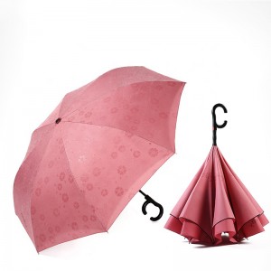 Met wettereffekt blommen automatysk iepen magyske print paraplu magyske paraplu feroarje kleur