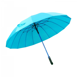 Payung golf fiberglass warna-warni yang mekar