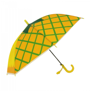 Gjennomsiktig barneparaply i plast med fløyte