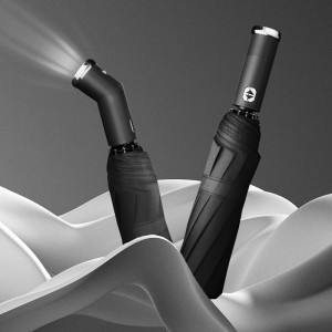 I-Unique Compact Travel Umbrella ene-LED Flashlight