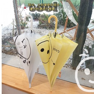 umbrella Mini ກັບຜູ້ຜະລິດໂລໂກ້ກາຕູນເດັກນ້ອຍ umbrella ສໍາລັບຝົນ