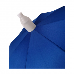 Straight umbrella with anti-drip plastic cover