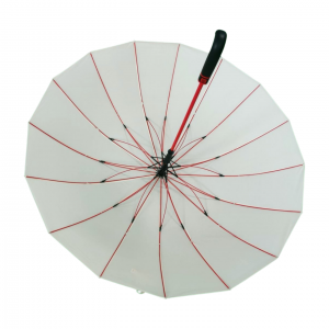 Payung golf gentian kaca berwarna-warni mekar