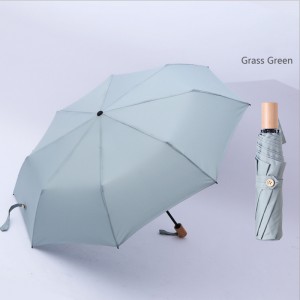 Wholesale Cheap 3 Folding Umbrella With Customized Logo Printing Foldable Windproof Travel Umbrella Rain Umbrella