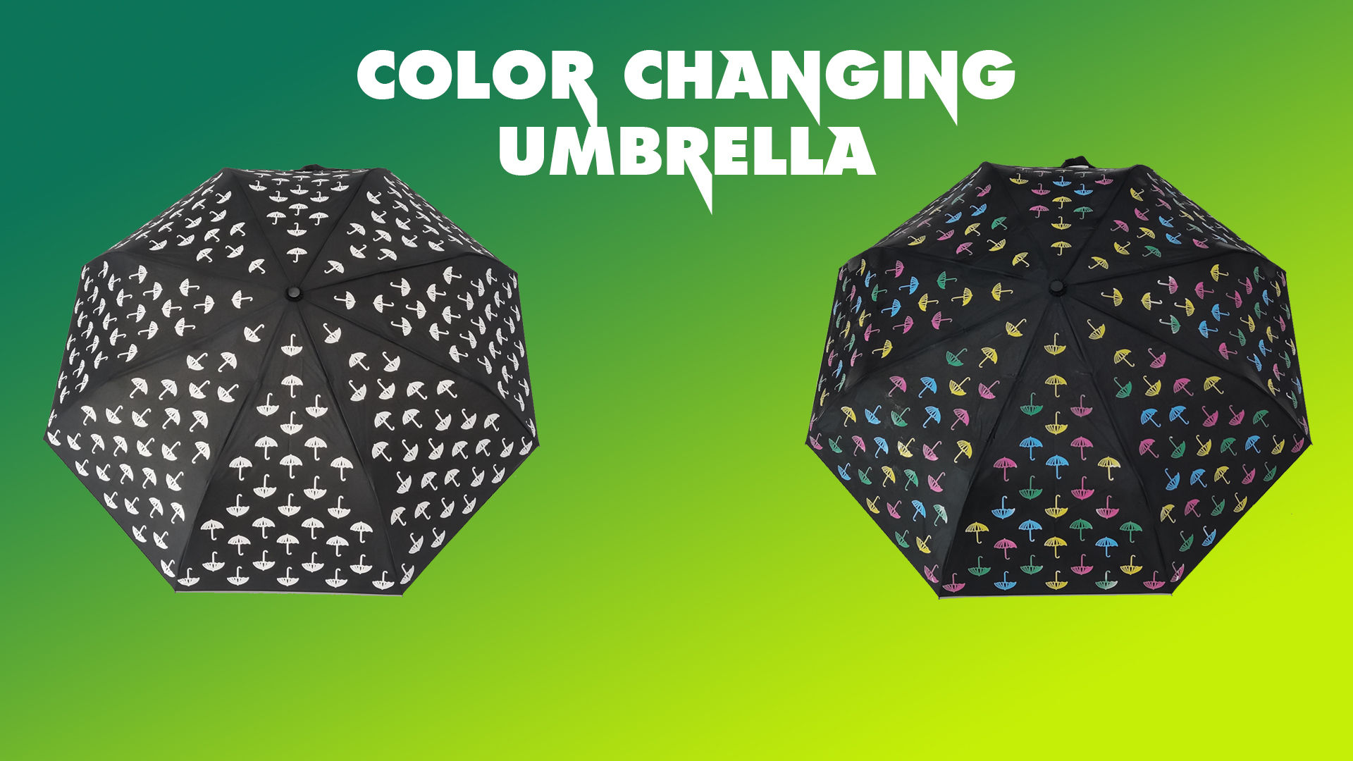 Color-changing umbrella