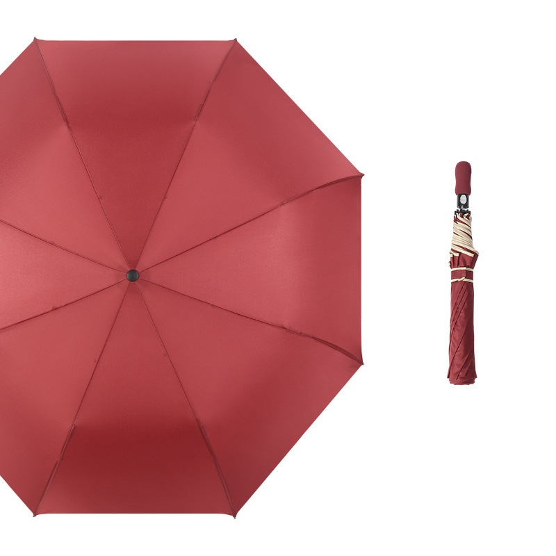 Super Lowest Price Umbrella Automatic Folding - Custom high quality folding umbrella promotion light weight tow fold umbrella  – Hoda