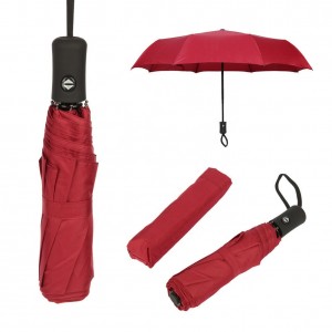 Umbrelă impermeabilă automată personalizată cu trei ori