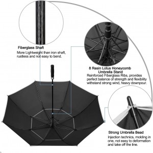 자동 오픈 골프 우산