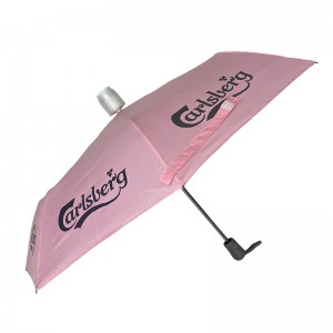 Uv ຄຸນນະພາບສູງຈີນ Uv umbrella ອັດຕະໂນມັດທີ່ມີການພິມປ່ຽນສີບໍ່ມີ Drip Folding Umbrella ມີໂລໂກ້ສໍາລັບຝົນ