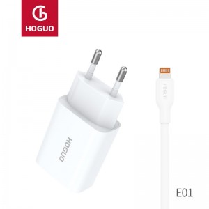 EU Plug E01-i 2.4A USB charger lightning suit-Classic series